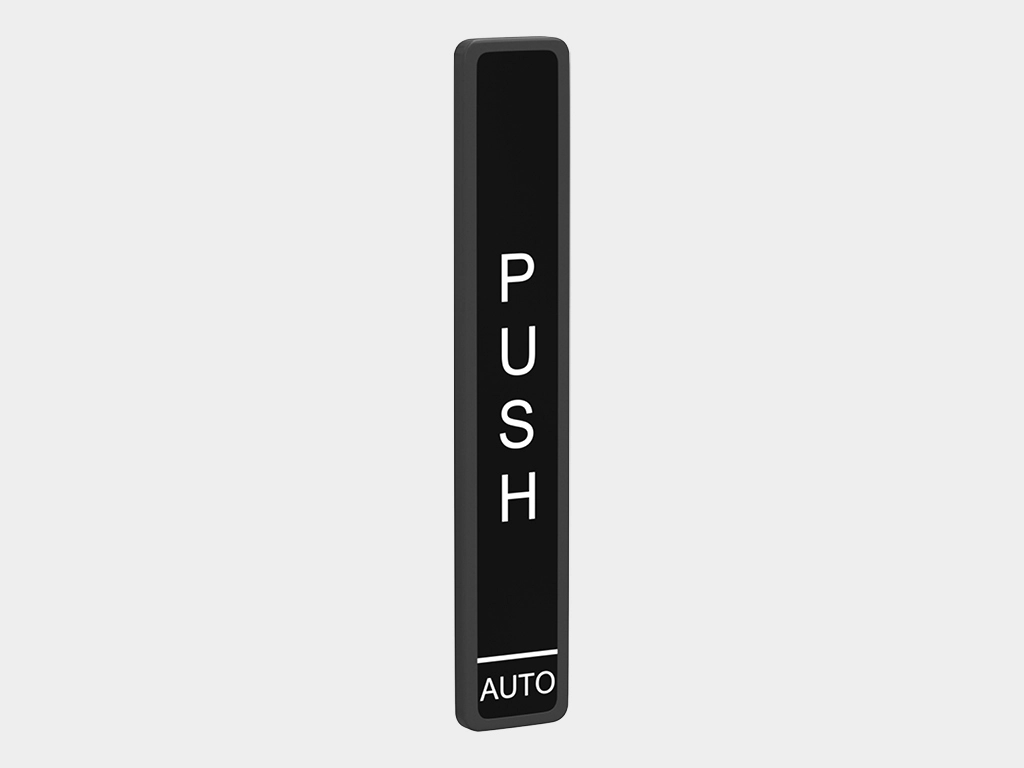 Ad-30 — беспроводная (локтевая) кнопка PUSH. Используется для ручного контактного управления дверью вместо датчика движения (открывание двери путем нажатия на кнопку).
