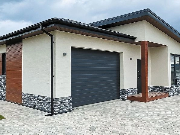 Секционные ворота 3500х2250 мм антрацитовые DoorHan rsd02, zelenchukskaya.doorhan.ru